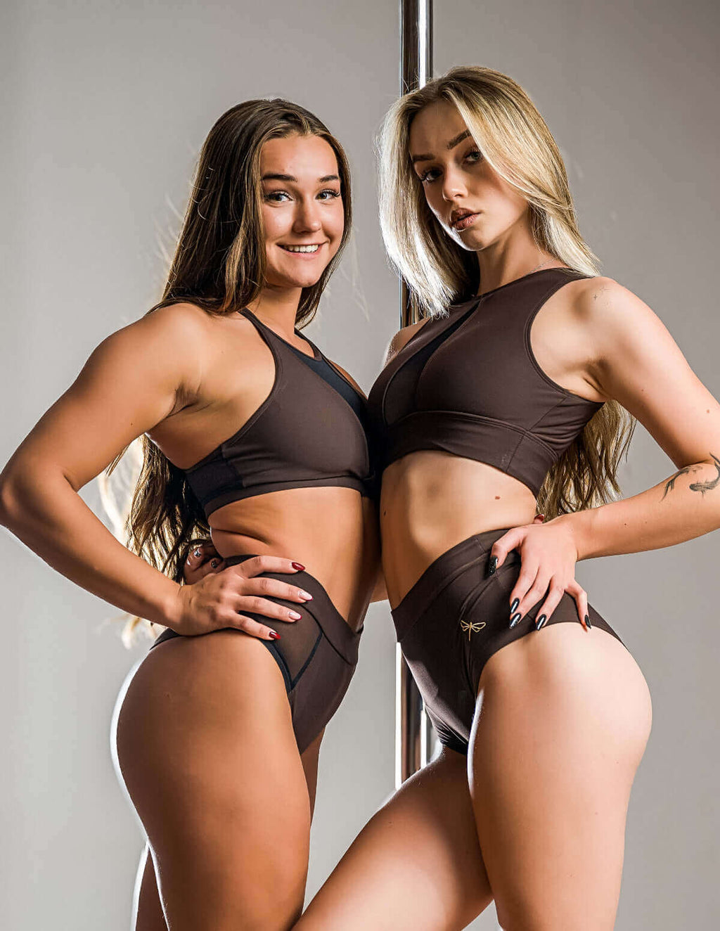Scrunch Bum Pole Shorts, High Waist Fit – Lola